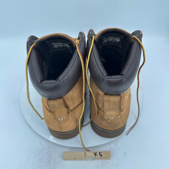 Timberland 6304R Men Size 11 Brown Wheat Nubuck Leather 6" Waterproof Boot - Picture 9 of 11
